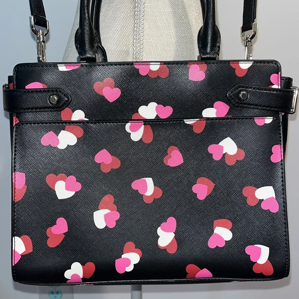 kate spade Flutter Hearts Staci Medium Satchel - Picture 7 of 17